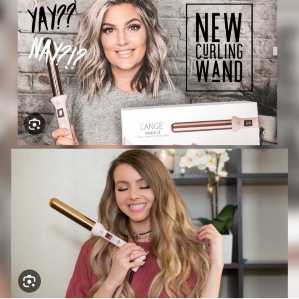 SOLD Langé Ondulé 25mm Titanium Curling Wand - Picture 2 of 8